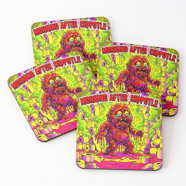 Item preview, Morning After Chipotle - Grotesque Toxic Bathroom Disaster Art designed and sold by OmniaGlobal.