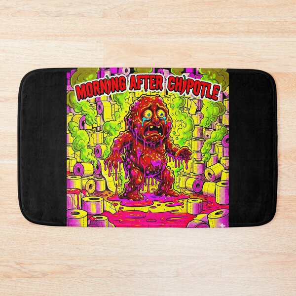 Item preview, Morning After Chipotle - Grotesque Toxic Bathroom Disaster Art designed and sold by OmniaGlobal.