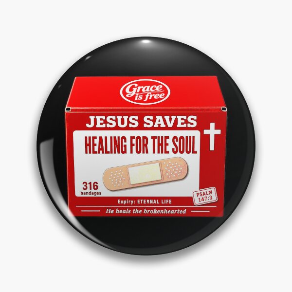 Item preview, Psalm 147:3 He Heals The Brokenhearted And Binds Up Their Wounds designed and sold by plushism.