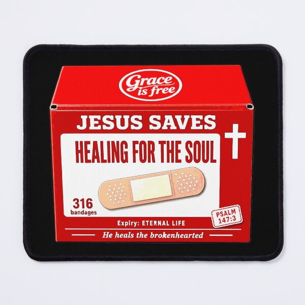 Item preview, Psalm 147:3 He Heals The Brokenhearted And Binds Up Their Wounds designed and sold by plushism.