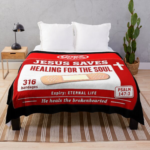 Item preview, Psalm 147:3 He Heals The Brokenhearted And Binds Up Their Wounds designed and sold by plushism.