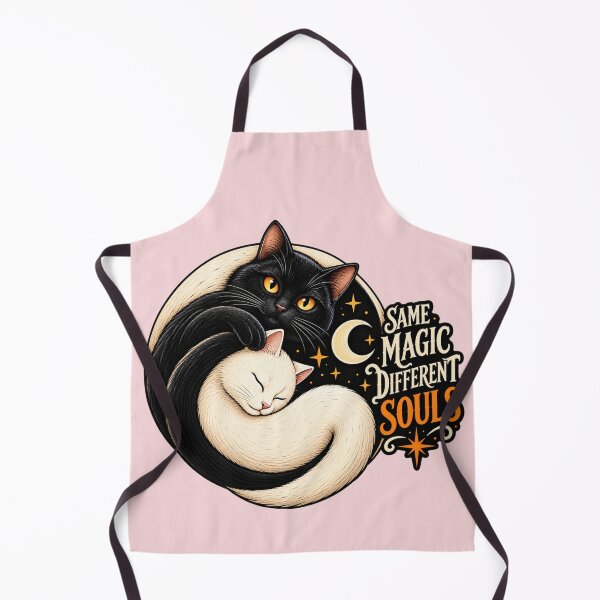 Item preview, Same Magic Different Souls Cats designed and sold by Retro Arabica.