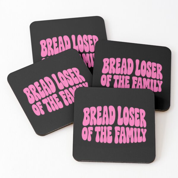 Item preview, Bread Lover of the Family Retro Pink Groovy Quote designed and sold by ROUX-ART.