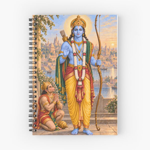 Item preview, Lord Rama Avatar - Hanuman Devotional Wall Art designed and sold by Homyar.