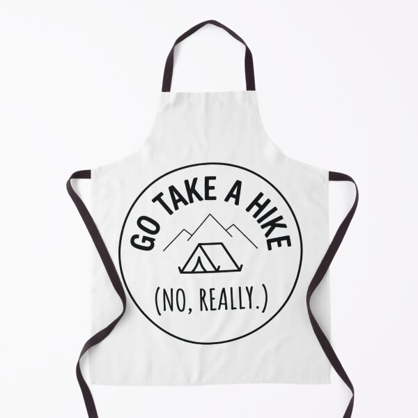 Item preview, Go Take a Hike No, Really. Funny Minimal Hiking Badge designed and sold by GabeMountainArt.