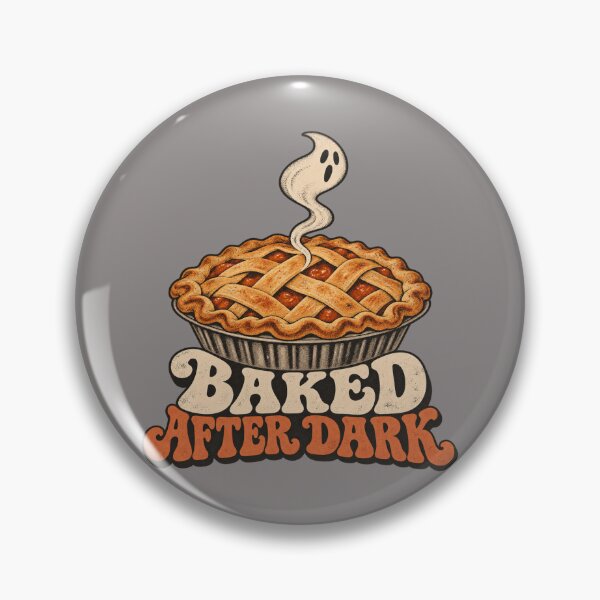 Item preview, Baked After Dark Retro Halloween Baking Design designed and sold by Golden Era Studio.