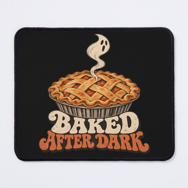 Item preview, Baked After Dark Retro Halloween Baking Design designed and sold by Golden Era Studio.