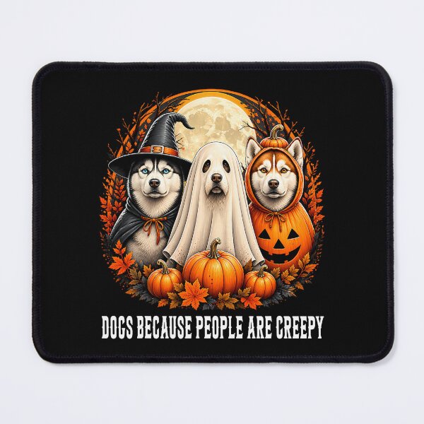 Item preview, Halloween Husky Dogs Because People Are Creepy designed and sold by khdmalakarak.