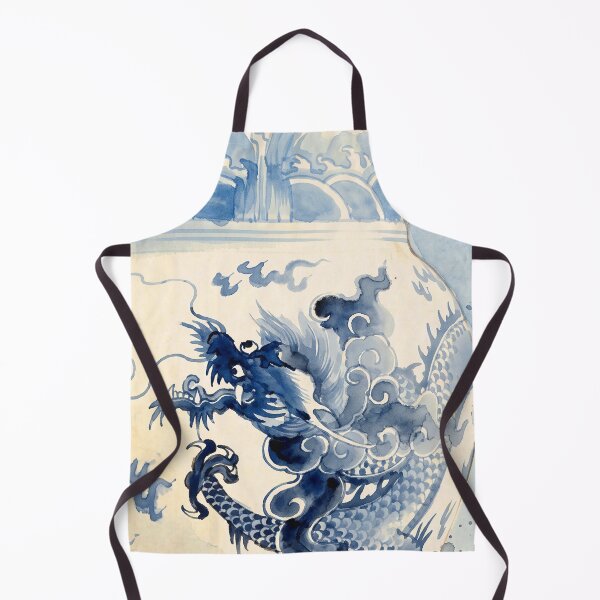 Item preview, Blue and White Chinese Dragon Vase designed and sold by Fani*.