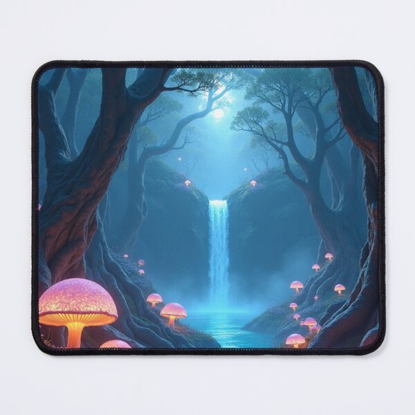 Item preview, Moonfall Sanctuary - Mystic Forest Waterfall designed and sold by nhk999.