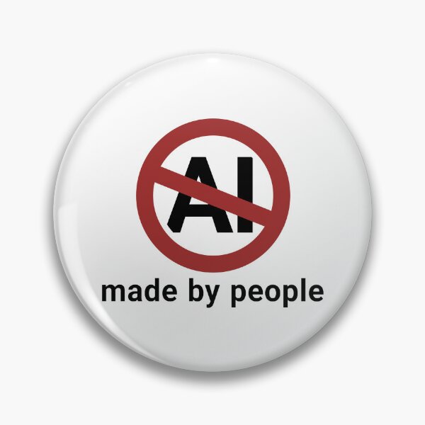 Item preview, No AI - made by people designed and sold by wearphilosophy.