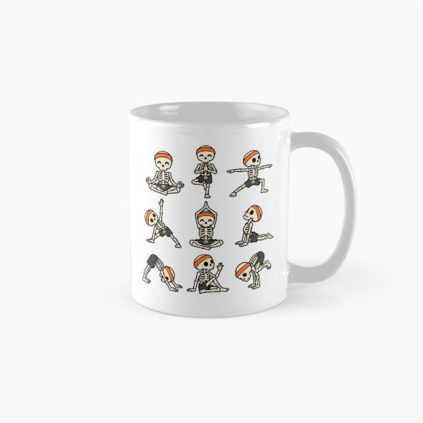 Item preview, Yoga Skeleton Charming Poses Halloween designed and sold by chattsuede.