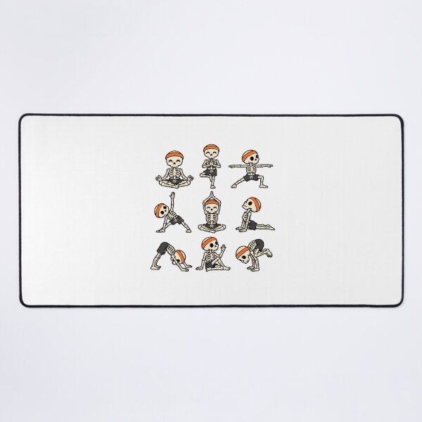 Item preview, Yoga Skeleton Charming Poses Halloween designed and sold by chattsuede.