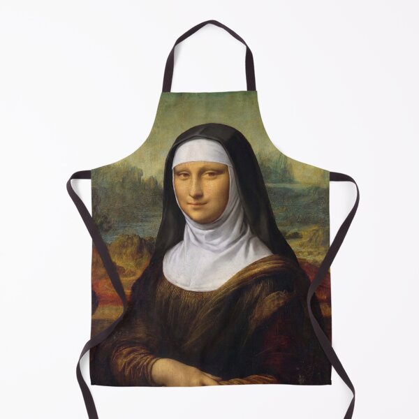 Item preview, Nun Mona Lisa - Dark Academia Gothic Art Parody designed and sold by ShabanMerch⭐⭐⭐.