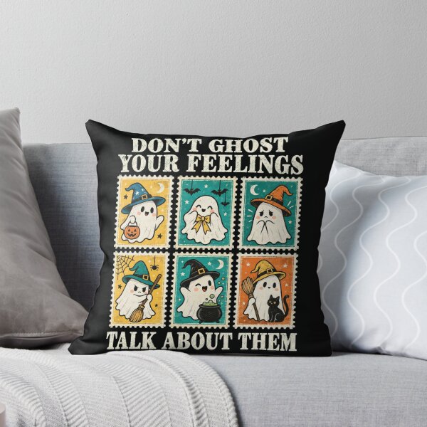 Item preview, ghost halloween feelings with cute spooky ghosts designed and sold by ROUX-ART.