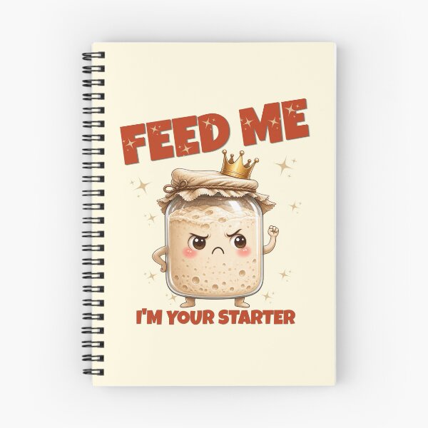 Item preview, Funny Sourdough Starter Feed Me Bread Baking Sticker designed and sold by KaBaRen.