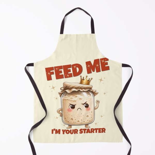 Item preview, Funny Sourdough Starter Feed Me Bread Baking Sticker designed and sold by KaBaRen.