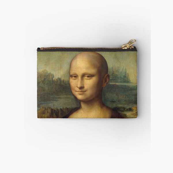 Item preview, Bald Mona Lisa - Funny Cursed Image Art Parody designed and sold by ShabanMerch⭐⭐⭐.