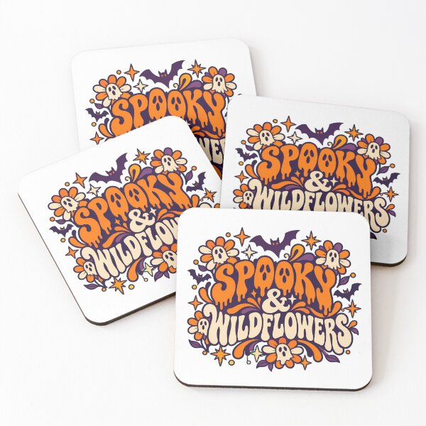 Item preview, Spooky Wildflowers Ghost Floral Halloween designed and sold by chattsuede.