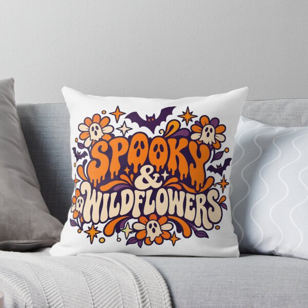 Item preview, Spooky Wildflowers Ghost Floral Halloween designed and sold by chattsuede.