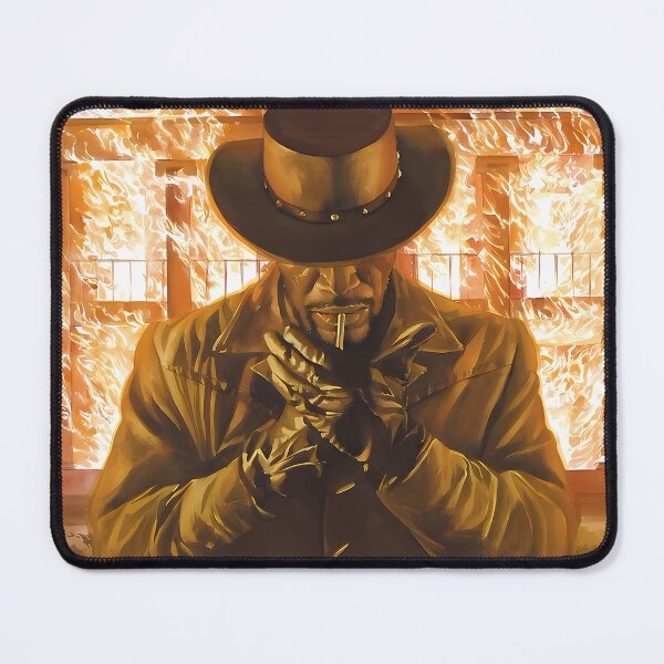 Item preview, Cowboy in Front of Burning House designed and sold by haroldchoffm.