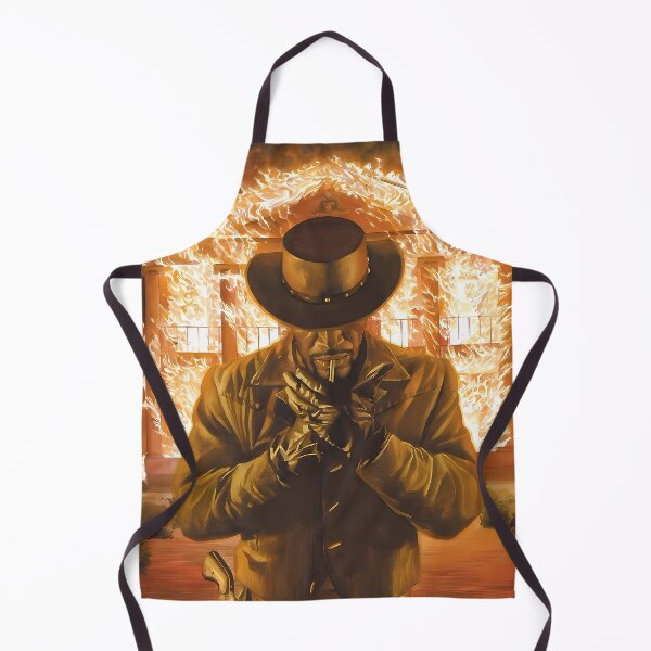 Item preview, Cowboy in Front of Burning House designed and sold by haroldchoffm.