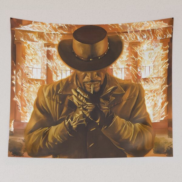 Item preview, Cowboy in Front of Burning House designed and sold by haroldchoffm.