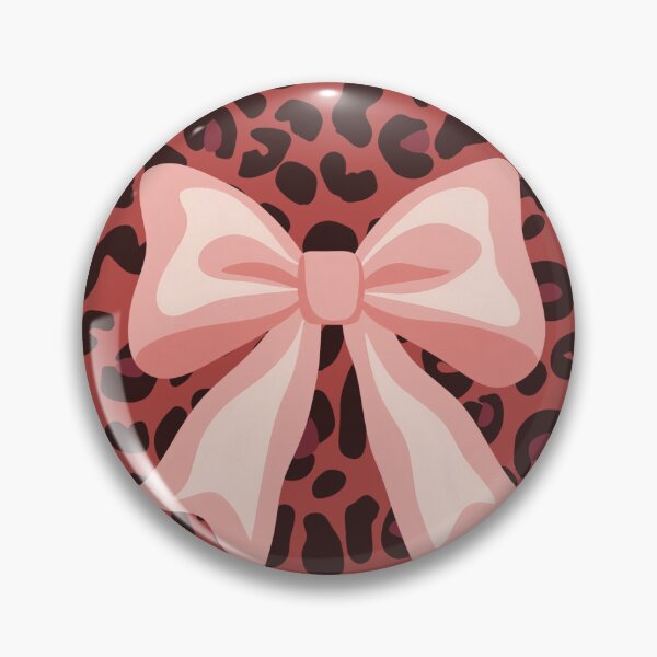 Item preview, Red Leopard Print Coquette Bow Pink Aesthetic Pattern designed and sold by MayoshaVibes.