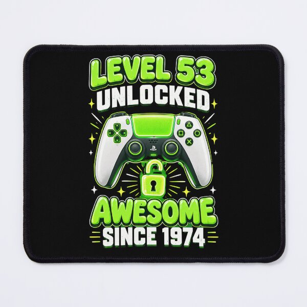 Item preview, game controller level unlocked awesome since 1974 designed and sold by ROUX-ART.
