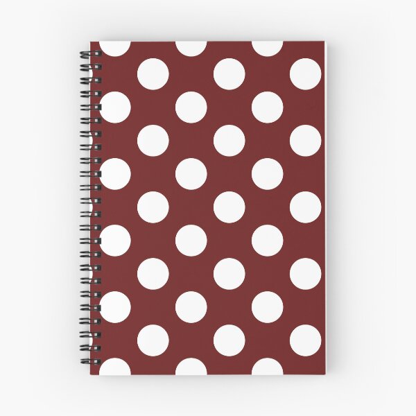 Item preview, Large white polka dot on burgundy designed and sold by Nolan6.
