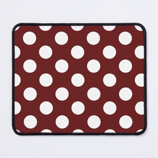 Item preview, Large white polka dot on burgundy designed and sold by Nolan6.