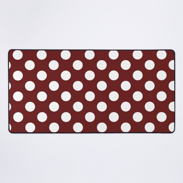 Item preview, Large white polka dot on burgundy designed and sold by Nolan6.