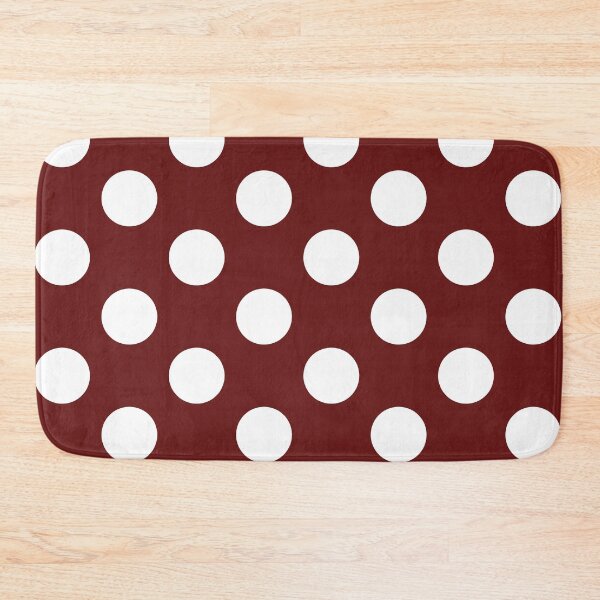 Item preview, Large white polka dot on burgundy designed and sold by Nolan6.
