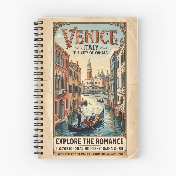 Item preview, Venice Italy Travel Poster - Romantic Grand Canal designed and sold by ArtworkNorth.