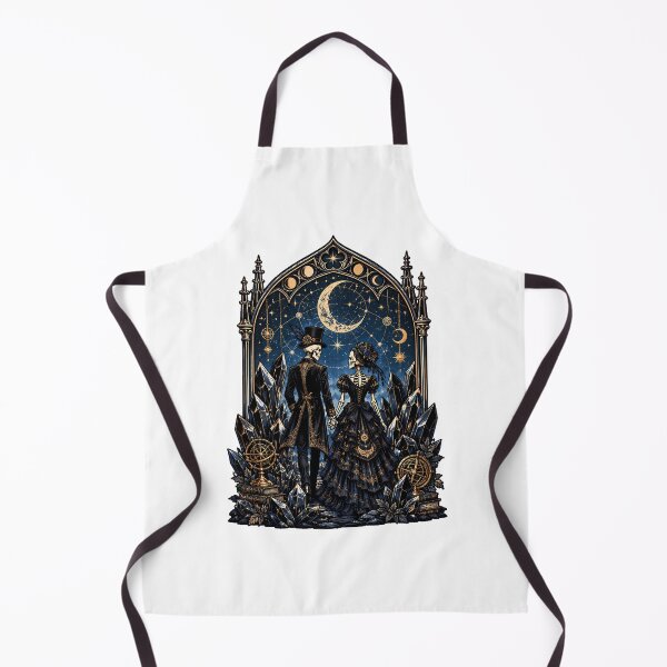 Item preview, Gothic Couple Celestial Skeletons Romance designed and sold by chattsuede.