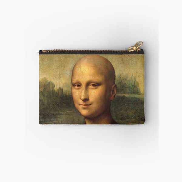 Item preview, Bald Mona Lisa - Funny Cursed Image Art Parody designed and sold by ShabanMerch⭐⭐⭐.