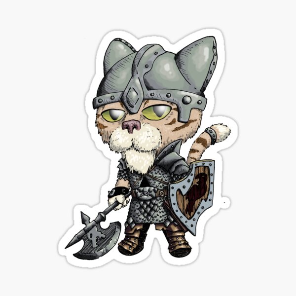 Furdek the Fighter Sticker