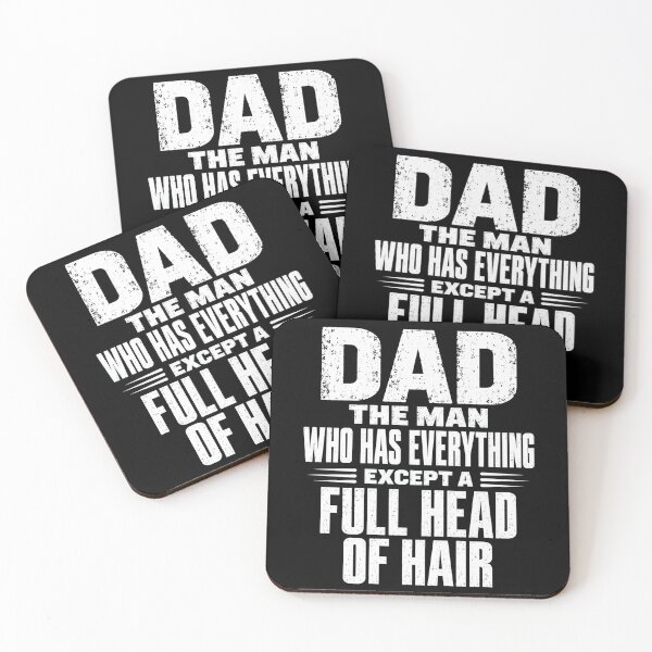 Item preview, dad Full Head of Hair Funny Father Pride Quote designed and sold by ROUX-ART.