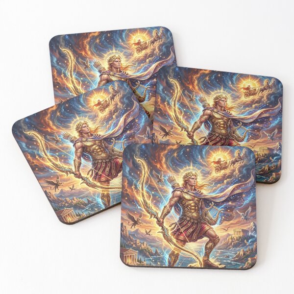 Item preview, Apollo - Greek God of Sun & Archery Fantasy Art designed and sold by Lucid Dream Pixel.