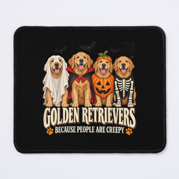 Item preview, Golden Retrievers Because People are Creepy Halloween Dog designed and sold by Juansustait.