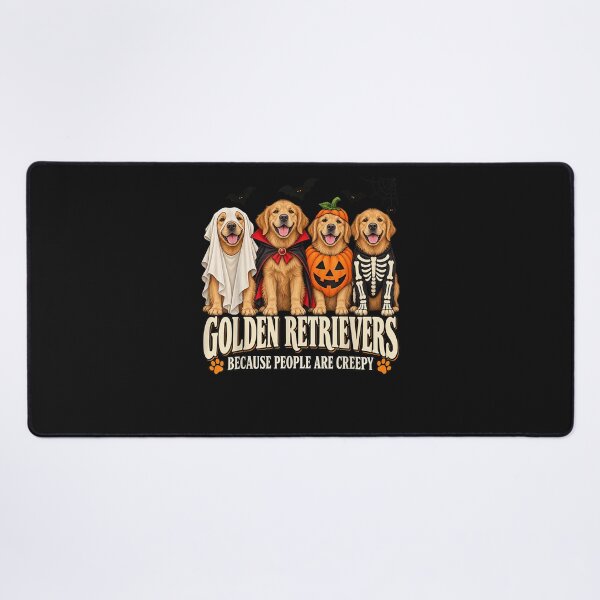 Item preview, Golden Retrievers Because People are Creepy Halloween Dog designed and sold by Juansustait.