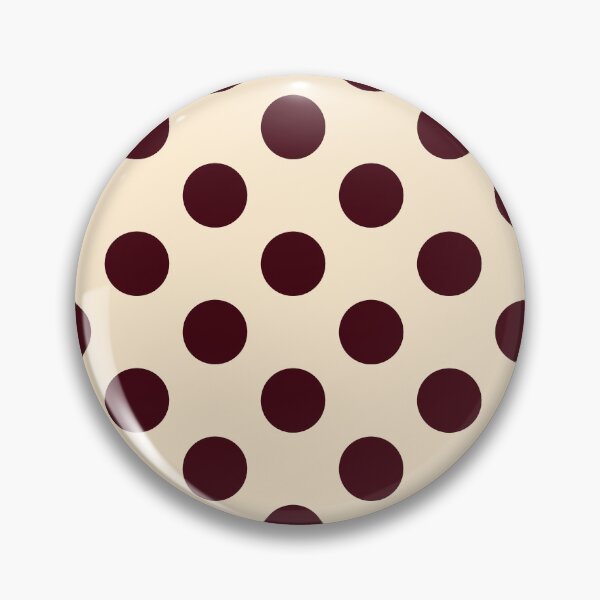 Item preview, Large burgundy polka dot on cream designed and sold by Nolan6.