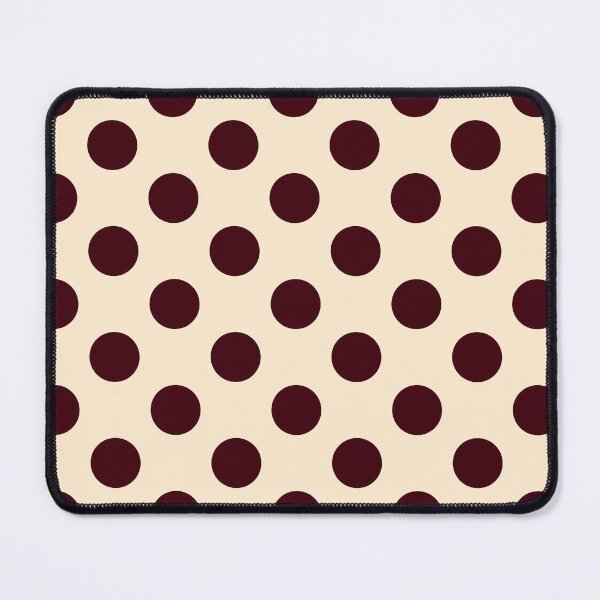 Item preview, Large burgundy polka dot on cream designed and sold by Nolan6.