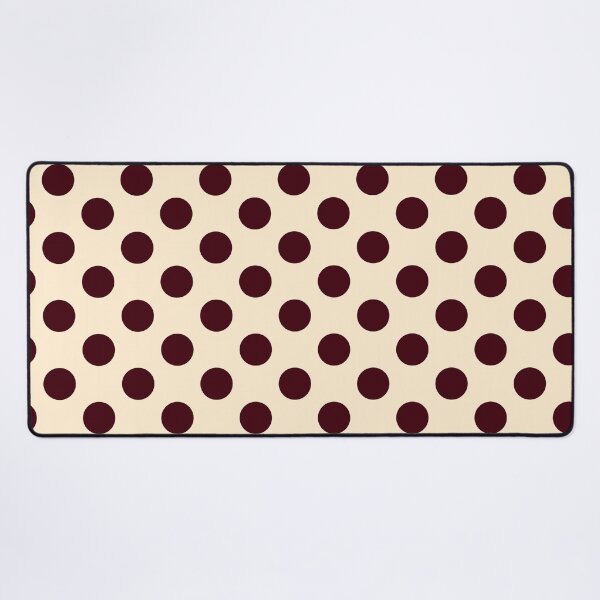 Item preview, Large burgundy polka dot on cream designed and sold by Nolan6.