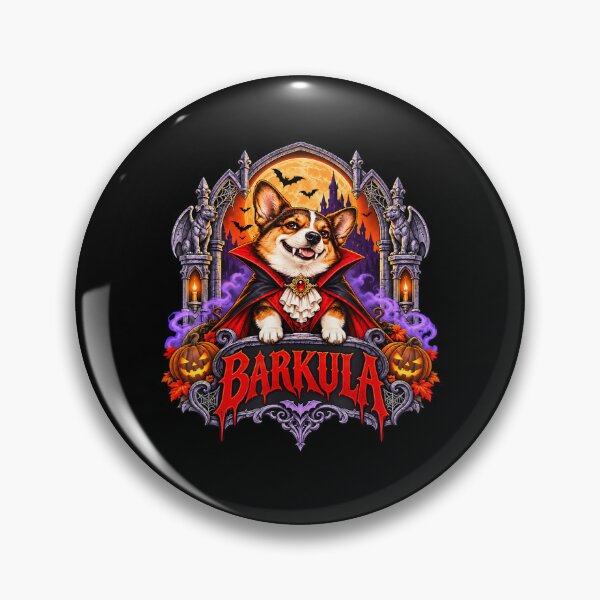 Artikelvorschau, Barkula Corgi Vampire Halloween Gruselige Hundeliebhaber entworfen und verkauft von MatherFisher.