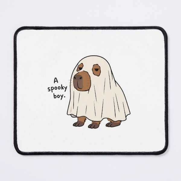 Item preview, Capybara Ghost Melancholy Cartoon Halloween Animal designed and sold by chattsuede.