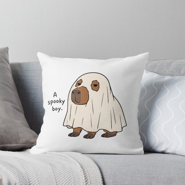 Item preview, Capybara Ghost Melancholy Cartoon Halloween Animal designed and sold by chattsuede.