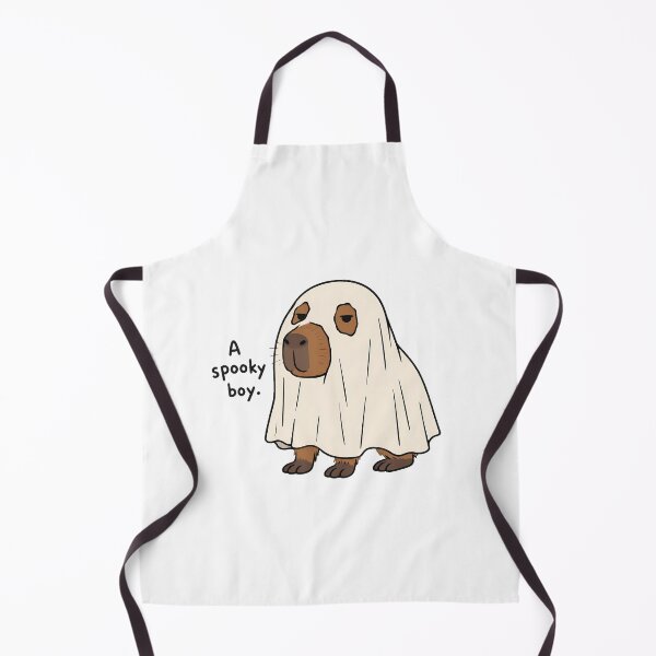 Item preview, Capybara Ghost Melancholy Cartoon Halloween Animal designed and sold by chattsuede.
