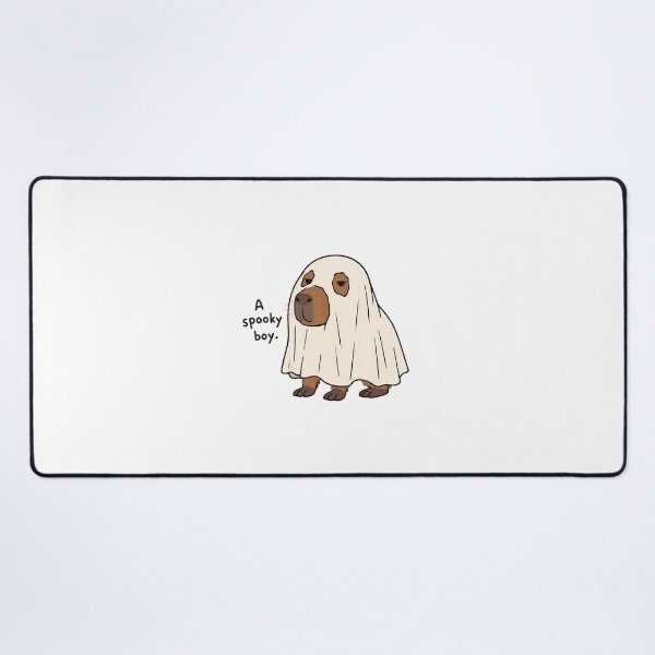 Item preview, Capybara Ghost Melancholy Cartoon Halloween Animal designed and sold by chattsuede.