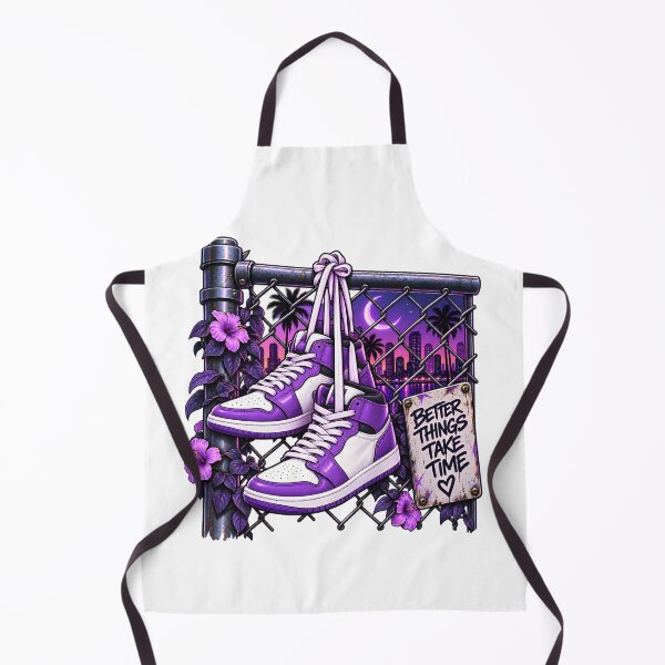 Item preview, Better Things Take Time – Purple Street Style Sneakers designed and sold by TinyWeird.